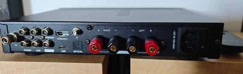 SMSL AL400 stereof&ouml;rst&auml;rkare med fj&auml;rr, nyskick - Bild 2 av 4