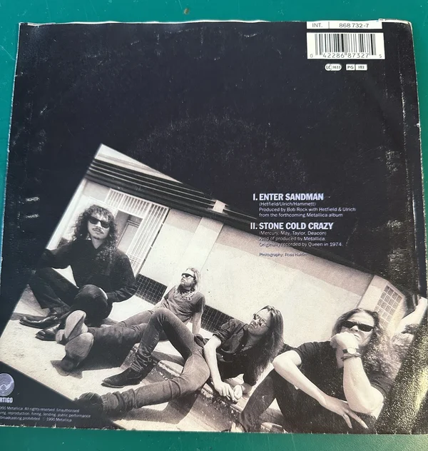 Metallica Singel Enter Sandman 1991 - Bild 2 av 4