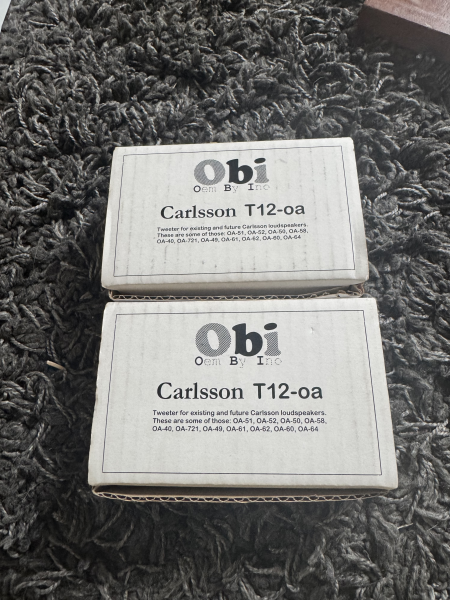 2st diskanter Carlsson T-12oa 2st diskanter Carlsson T-12oa - Bild 3 av 4