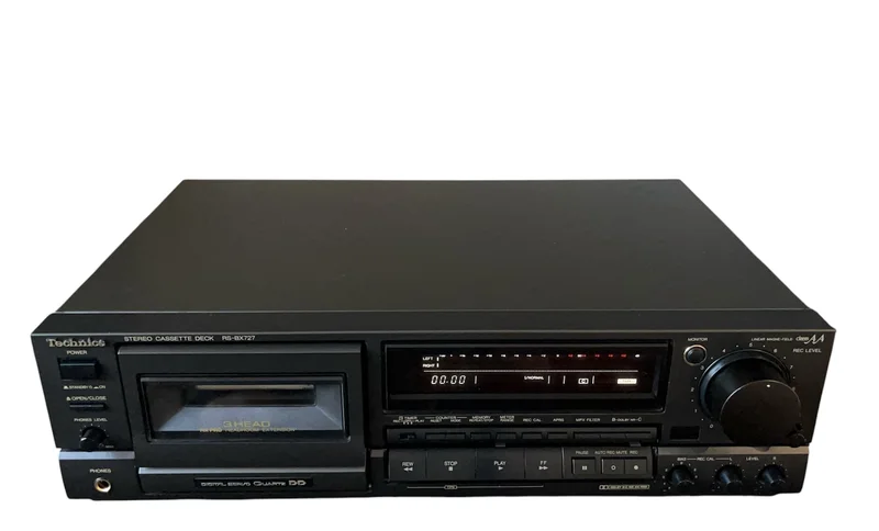 Technics RS-BX727 – 3-Head Cassette Deck – Nyservad & Fullt Testad Technics RS-BX727 – 3-Head Cassette Deck – Nyservad & Fullt Testad - Bild 1 av 9