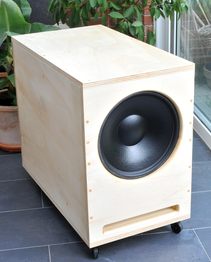 15" subwoofer och slutsteg