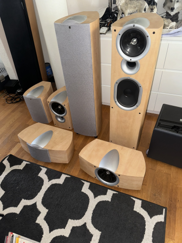 KEF Q7, Q9C, Q1 Högtalare 