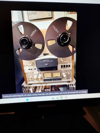 Dustcover (dammskydd till Sony TC-755) köpes