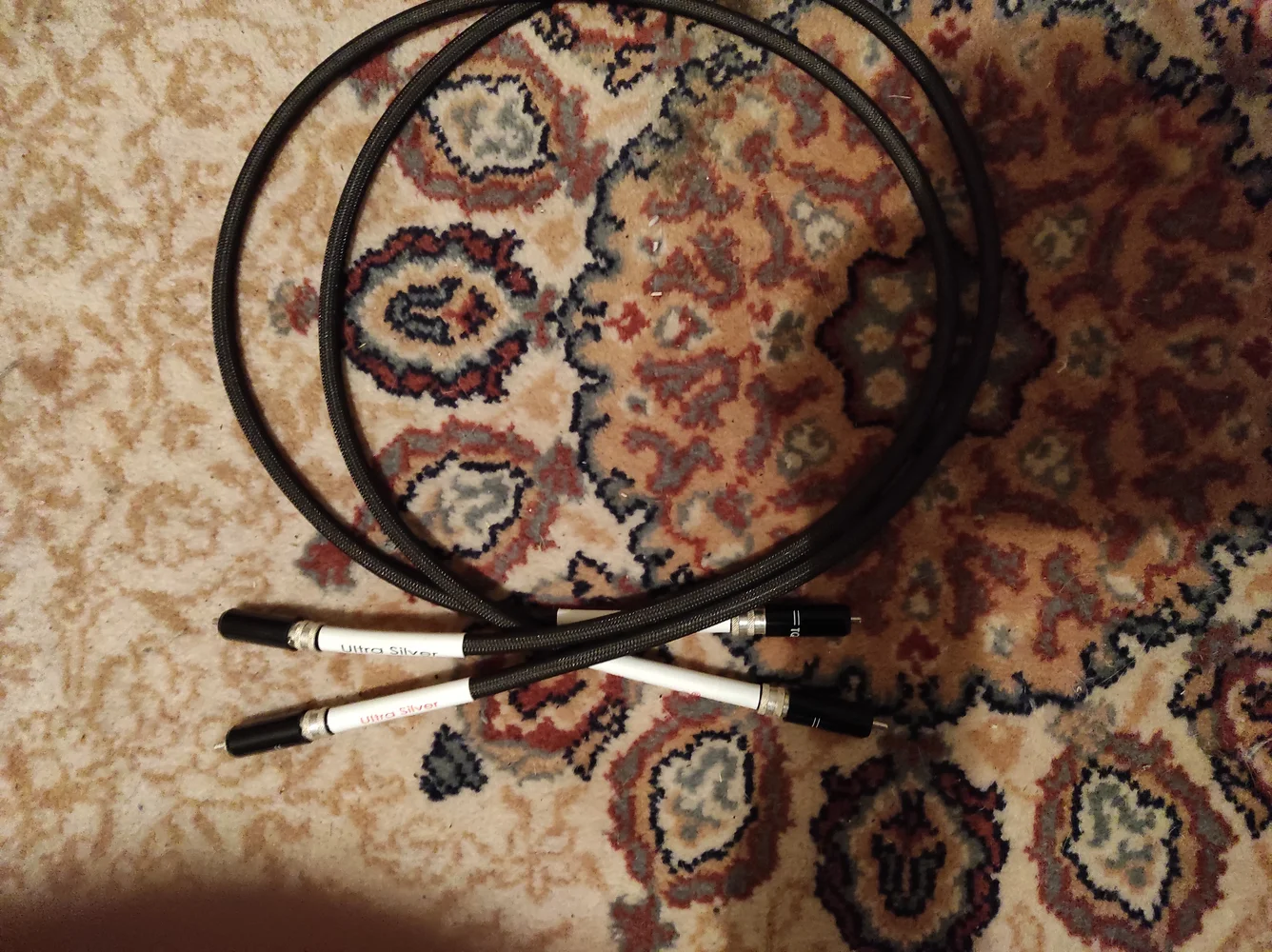 Tellurium ultra silver rca signalkabel 1m