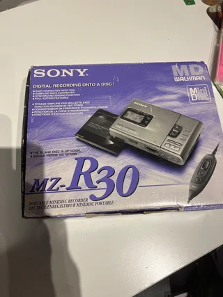 Digital Recording minidisc sony