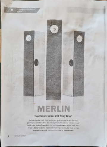  Merlin med Tang Band W5-2143