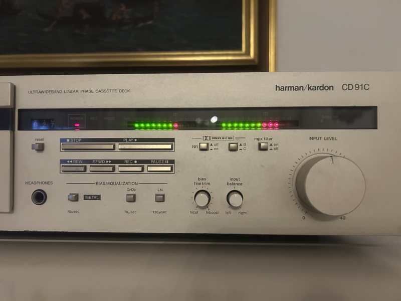 Harman Kardon CD 91C kassettdäck - Bild 2 av 2