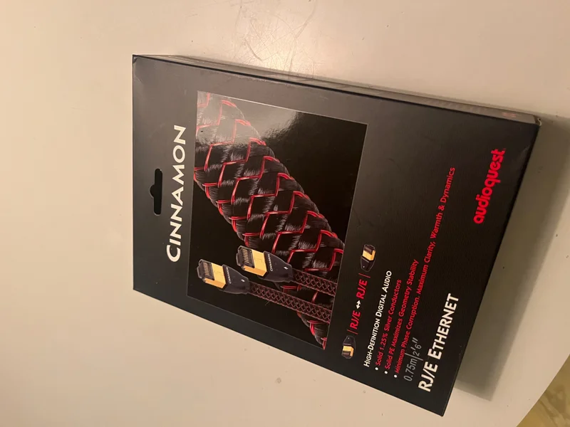 Audioquest cinnamon Ethernet 0,75m  - Bild 1 av 1