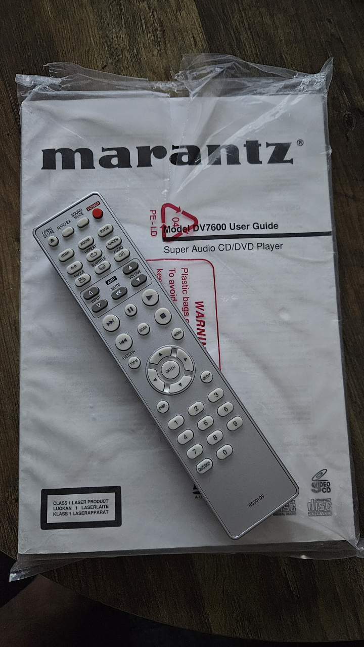 Marantz DV7600  DVD , DVD-Audio , SACD o CD 