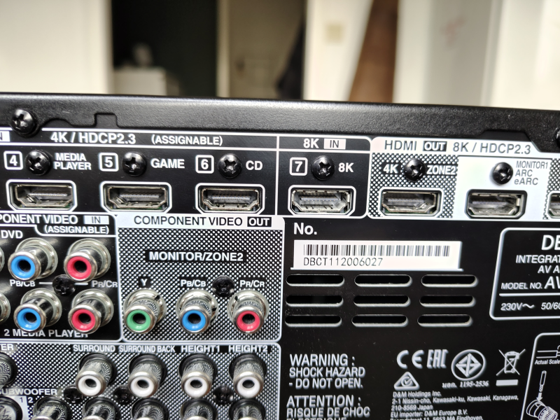 Denon AVV X4700H AKM version  - Bild 2 av 2