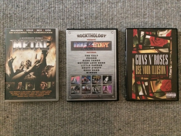 DvD - HARD ROCK & METAL (Concert/Documentary/Videos) NYSKICK!